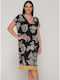 Luna Women's Mini Caftan Beachwear Black
