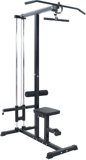 vidaXL Rücken-Seilzug mit Gewichten 80kg