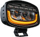 Lampa Roundς Waterproof Headlights Car LED 10 - 30V 60W 24.7cm with Orange Lighting 1pcs