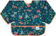 Bumkins Waterproof Coverall Plastic with Lace Band, Pocket & Sleeves Dark Blue for 6 m+