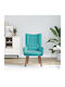 Sessel Samt Turquoise 63x67x94cm