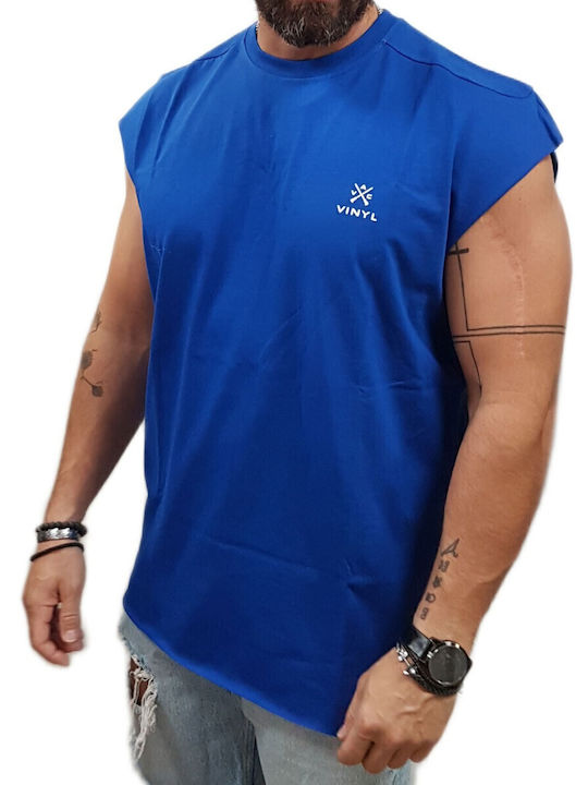 Vinyl Art Clothing T-shirt Μπλε
