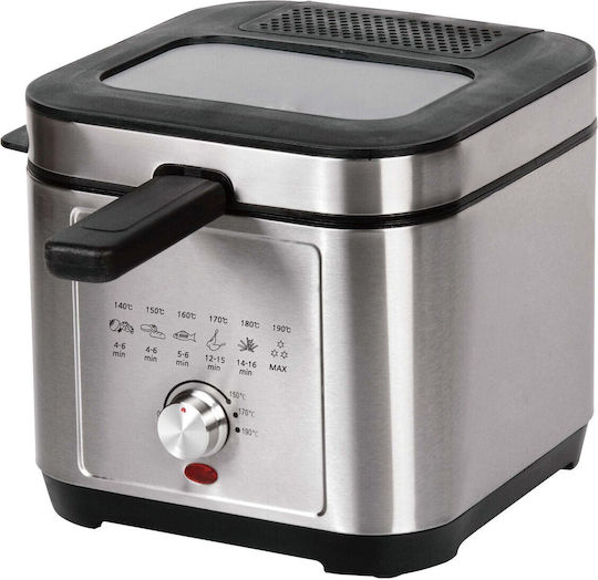 Elite EDF-1102 Φριτέζα 2.5lt Ασημί