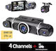 Car Dvr Dash Cam 4 Lens Hd 1080p 4lens 24h