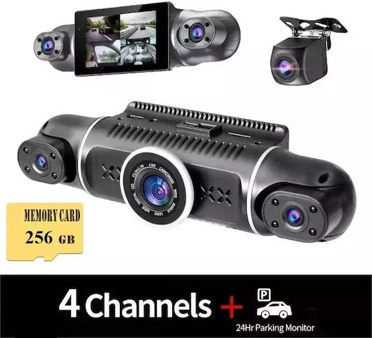 Car Dvr Dash Cam 4 Lens Hd 1080p 4lens 24h
