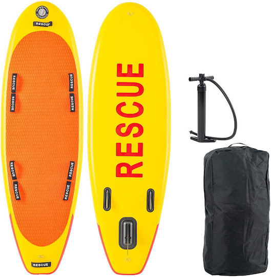 SCK Rescue Φουσκωτή Σανίδα SUP με Μήκος 2.44m Κίτρινη