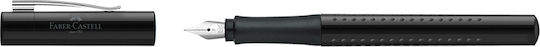 Faber-Castell Fountain Pen Medium 0.8mm Black with Black Ink
