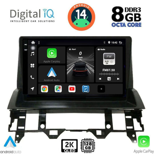 Digital IQ Автомобилна Аудио Система (Блутут/USB/AUX/WiFi/GPS/Apple-Carplay/Android-Auto) с Тъчскрийн 10"