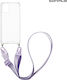 Silicone Case Strap Sonique Armor Clear Motorol...