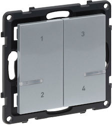 Legrand Seano Wall Switch Quadruplicate