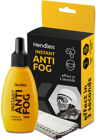 Hendlex Antifog Nano Coating Water-Repellent for Helmet Visors 15ml