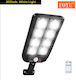 Foyu Wall Mounted Solar Light Traffic light 300W Natural White with Motion Sensor, Photocell and Remote Control IP65