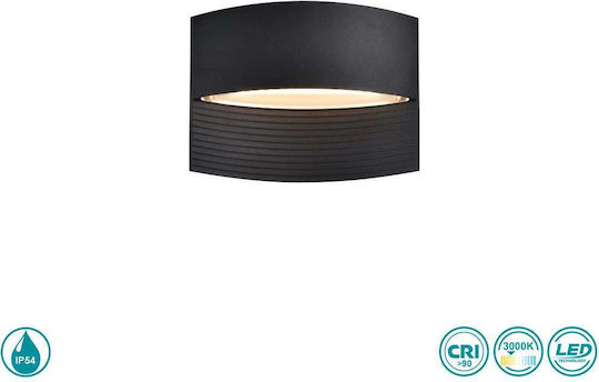 Lutec Lotus Επιτοίχιο Εξωτερικό Φωτιστικό LED