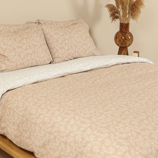 White Fabric Set Cearșafuri King Size 260x270cm. Sierra Roz 4buc