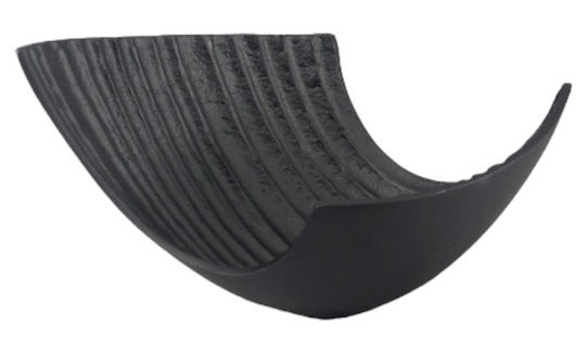Galifas Декоративна купа Металик Черен 17x15x9см 1бр