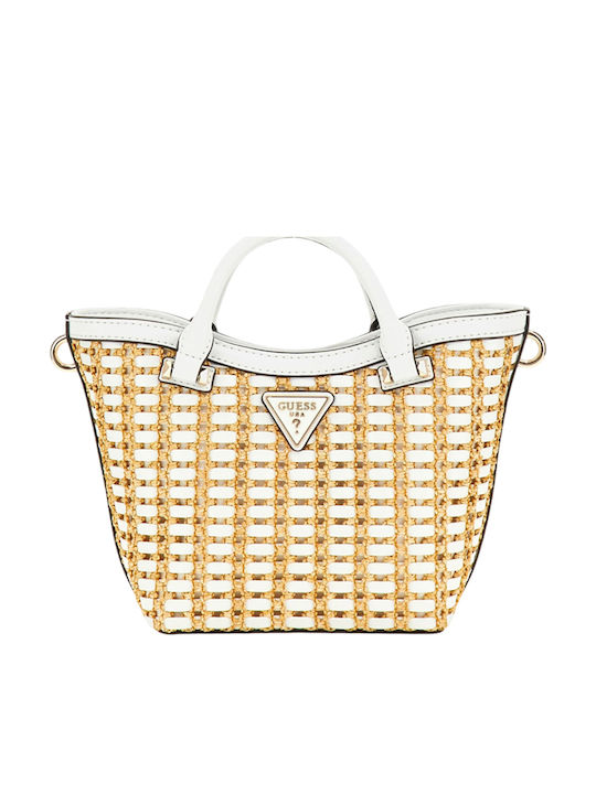 Guess Damentasche Tote Handtasche Weiß