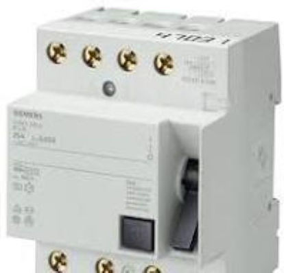 Siemens Ρελέ Ράγας Διαρροής 40A με Τάση 400V