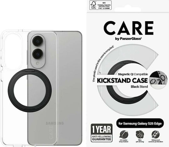 CARE by PanzerGlass Back Cover Plastic Black (Galaxy S25 Edge)