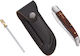 Laguiole Pocket Knife in Leather Sheath