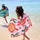 Dock & Bay Kids' Beach Towel Turtley Tropical Microfiber 130x70 cm