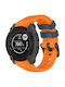 Techsuit W076 Armband Silikon Orange (Garmin Instinct E (40mm))