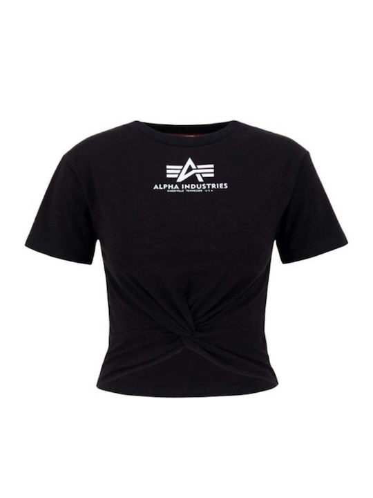 Alpha Industries Γυναικείο Crop Top Black