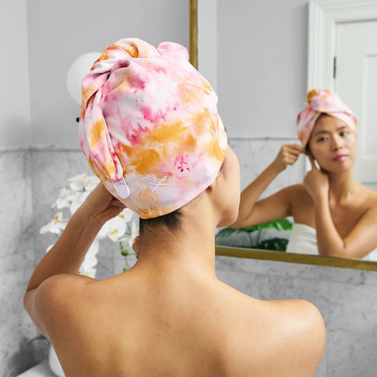 Dock & Bay Microfiber Hair Towel Orange