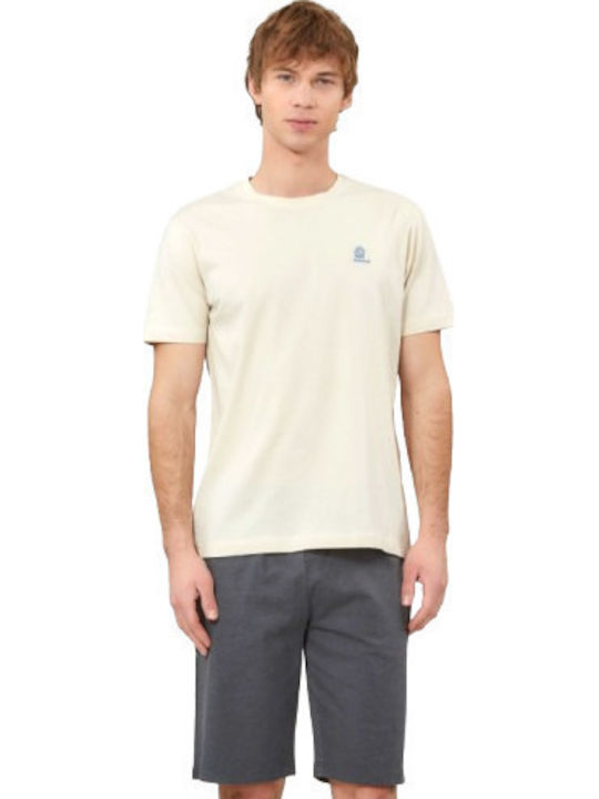Admiral T-shirt Μπεζ