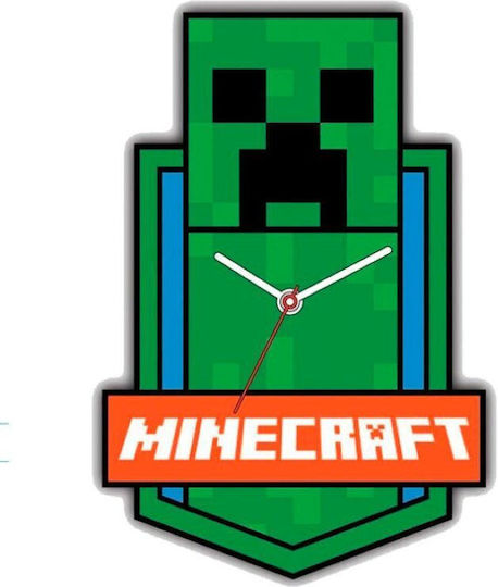 Minecraft Ceas De Perete Pentru Copii Gaming 50x34cm
