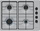 Bosch Serie 2 Natural Gas Cooktop Autonomous 58x51.8εκ. Silver