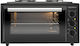 Crown Electric Countertop Oven 45lt with 2 Burners Black