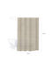 Galifas Shower Curtain 180x180cm Beige