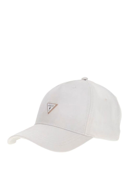 Guess Unisex Καπέλο Aw5283cot01-whi Λευκό Μεταλιζέ