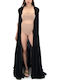 Bikini Slip Hohe Taille Beige