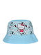 Stamion Παιδικό Καπέλο Bucket Υφασμάτινο Hello Kitty Γαλάζιο
