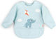 Done by Deer Waterproof Coverall Fabric with Hoop & Loop Fastener & Sleeves Playground Blue