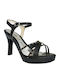 Leder Sandalen Schwarz