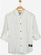 Kids Shirt Long Sleeve White