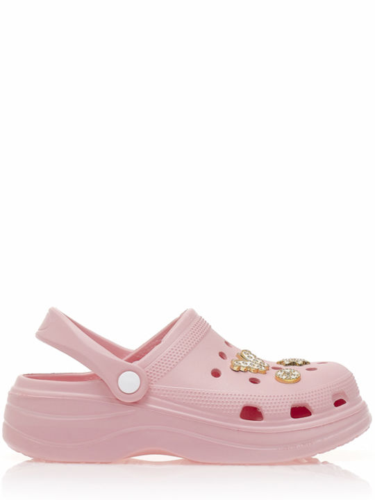 Tsoukalas Damen Clogs Rosa