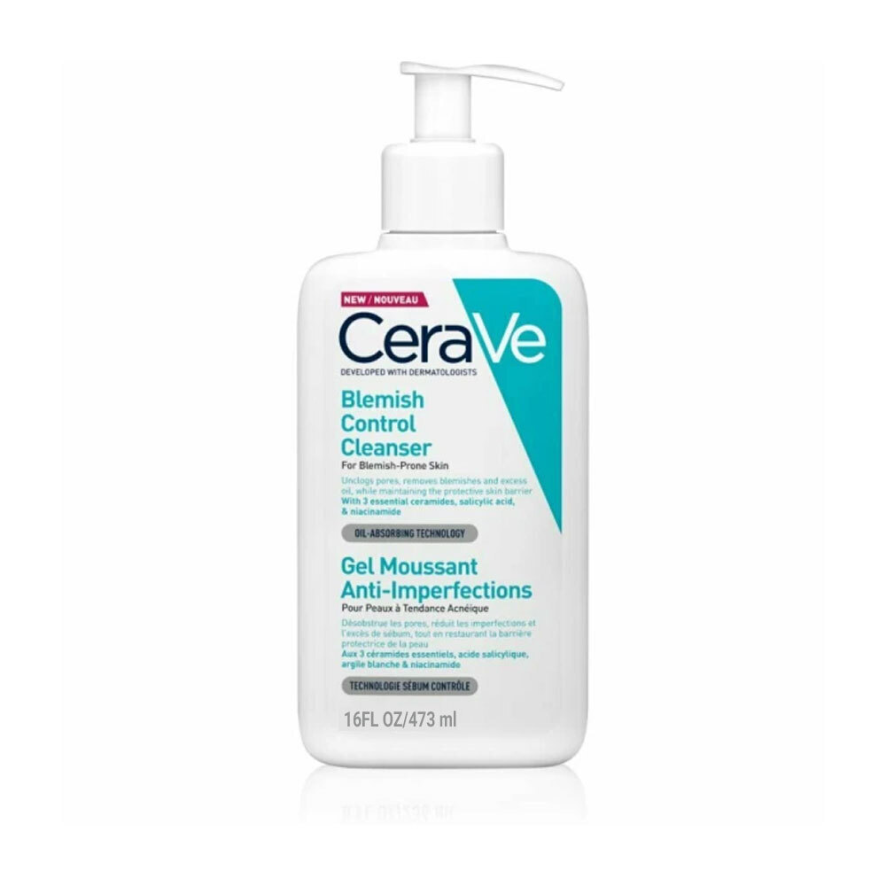 CeraVe Blemish Control Gel Καθαρισμού Προσώπου για Ακνεϊκές Επιδερμίδες 473ml