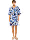 Pink Label Damen Kleid Strand Blau