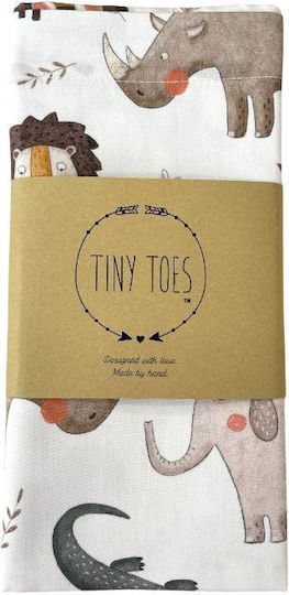 Tiny Toes Baby Sheets Set Cradle Cotton White 70x100cm 2pcs
