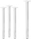 ML-Design ML-Design Metal Furniture Leg with Regulator Suitable for Table / Coffee Table 4x4cm White