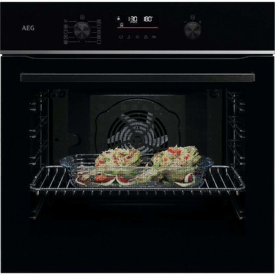 AEG 5000 Surroundcook Φούρνος άνω Πάγκου 72lt Π59.4εκ. Μαύρος