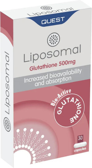 Quest Liposomal Glutathione 500mg Special Food Supplement 30 Capsules