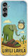 Brainrot Lirili Larila Samsung Galaxy M55 5G Flexibles TPU Transparentes Silikon