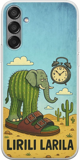 Brainrot Lirili Larila Samsung Galaxy M55 5G Flexibles TPU Transparentes Silikon