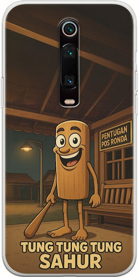 Brainrot Tung Tung Tung Sahur Xiaomi Mi 9t Xiaomi Mi 9t Pro Flexible TPU Transparent Silicone