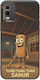 Brainrot Tung Tung Tung Sahur Nokia C32 Black Tpu Μαύρη Σιλικόνη