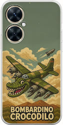 Brainrot Bombardino Crocodilo Huawei Nova 11i Flexible TPU Transparent Silicone